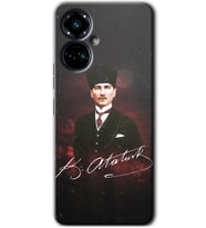 Tecno Camon 19 Pro Kılıf HD Desen Baskılı Kılıf - Kemal Atatürk