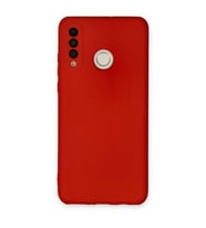 Huawei P30 Lite Kılıf Nano İçi Kadife Silikon - Kırmızı