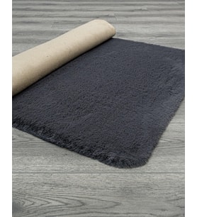 Makine Kaymaz Yıkanabilir Antrasit Bohem Salon Halısı Mutfak Halısı Koridor Halısı Yolluk Antrasit