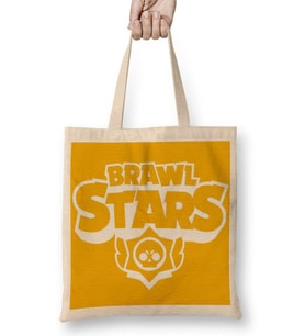 Brawl Stars Logo Bez Çanta Uzun Saplı