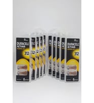 Duracell 312 Numara İşitme Cihaz Pili Kulaklık Pili 6'lı*10 Pa...
