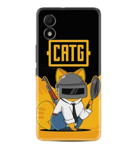 TCL 303 Kılıf Silikon Desen Özel Seri Cat G 1677