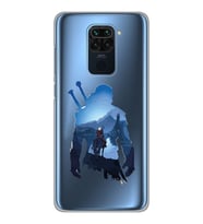 Xiaomi Redmi NOTE 9 Uyumlu The Witcher Tasarımlı Şeffaf Telefon Kılıfı
