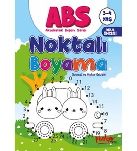 ABS 3-4 Yaş Noktalı Boyama