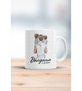 Dünyanın En Iyi Babası (iki Erkek) Kupa Bardak