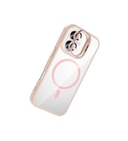 Joko İphone 16 Remim Lensli Magsafe Standlı Kapak - Pembe