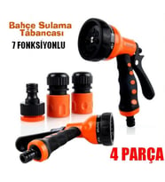 Medalyan 7 Fonksiyonlu 4lü Otomatik Bahçe Sulama Seti Tabancası 1/2" MD-708 Otomatik Tabanca