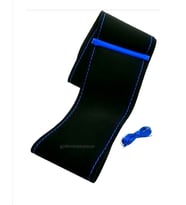 Honda Cıvıc Uyumlu Direksiyon Kılıf Dikmeli Alkantara Mavi Yüzüklü (TÜM MODELLERE UYUMLU)