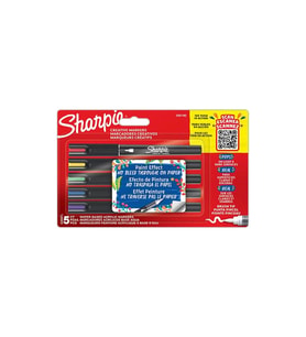 Sharpie Markör Akrilik Fırça Uç 5 Li Blister 5 Renk Fırça Uçlu Akrilik Markör