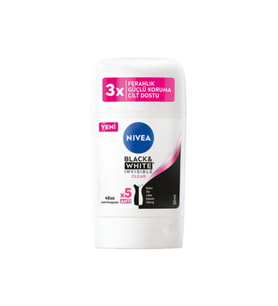 NIVEA Kadın Stick Deodorant Black&White Invisible Clear 50 ml ( 1 ADET )