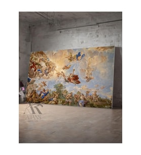 Kanvas Tablo "Apotheosis Of The Medici" Medici Ailesinin Yüceltilmesi Tablo 70 X 100