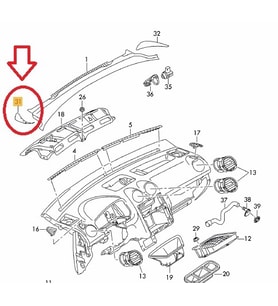 CADDY 2004-2011 SİLECEK TABLA KÖŞESİ SAĞ -ORJ-