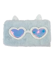 DOLPHIN DLP-PC4362 KEDİ KULAKLI GÖZLUKLÜ PELUŞ KALEM ÇANTASI