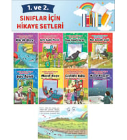 1.ve 2.Sınıflar İçin Okumayı Sevdiren Değerler Eğitimi 8 li Hikaye Seti (32 Sayfa)