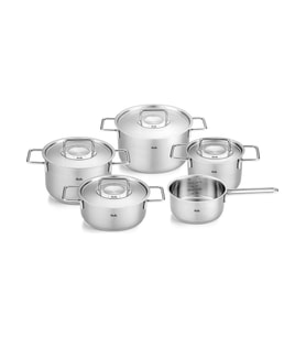 Fissler Pure Collection 9 Parça Metal Kapak Çelik Tencere Seti