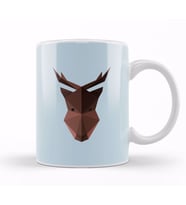 Geometric Animal Moose Kupa Bardak Porselen