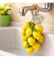 Limon Şeklinde El Yapımı Doğal Sabun – Aromatik Kokulu Dekoratif Banyo Sabunu (Sarı)