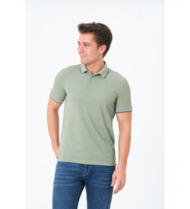 Erkek Basic Tişört Polo Yaka T-shirt