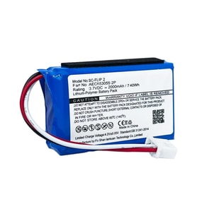 JBL Flip 2 uyumlu 3.7v 2000 mah Soketli Batarya