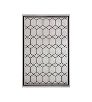 BAHARİYE HALI DEEP KOLEKSİYONU 6084 BEJ SİYAH 15X230 ÖLÇÜ