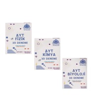 Çöz Kazan Yayınları AYT Fizik Kimya ve Biyoloji Deneme Seti 3 Kitap