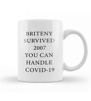 Britney Survived 2007 02 Kupa Bardak Porselen