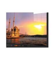 İstanbul Cami Manzara 4mm Dayanıklı Cam Tablo Temperli Cam