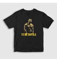 Presmono Unisex Çocuk Siyah Fighter V2 Yuri Boyka T-Shirt 358362tt
