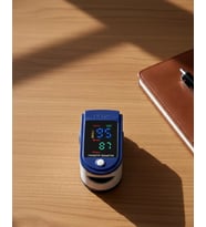 Parmak Tipi Pulse Oksimetre Hassas Ölçüm Taşınabilir Sağlık Cihazı