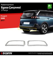 Drs Tuning Peugeot 5008 Krom Egzoz Çıkışı 2 Prç. 2017 Üzeri