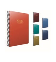 GIPTA METAL NOTES SPİRALLİ PP KAPAK A6 80YP. KARELİ DEFTER - 5543