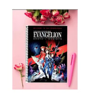 Neon Genesis Evangelion Anime Defter 1 Adet Özel Tasarım A4 Boyutu 21*29 Cm Telli Çizgili Defter