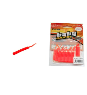 Fujin Baby Worm 5.2 cm Floating LRF Silikonu Orange