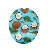 Hindistan Cevizi Tasarım Bilek DestekliKaymaz Buruşmaz Kırılmaz Mouse Pad (Çok Renkli)