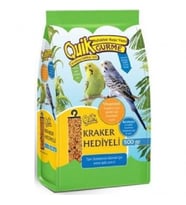 Quik Gurme Muhabbet Kuşu Yemi 500 G + Kraker