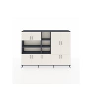Arges Dolap 14 Raflı 9 Kapaklı 220x30x163 Antrasit-Aytaşı/Antrasit