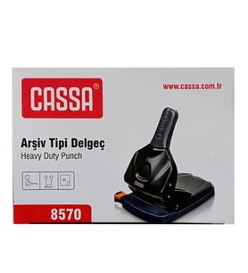 Cassa Arşiv Tipi Delgeç Siyah 65 Sayfa