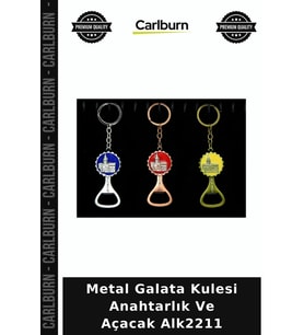 Özel Üretim Hediyelik Hatıra Şişe Açacağı Aksesuar Metal Galata Kulesi Anahtarlık Ve Açacak Alk2211
