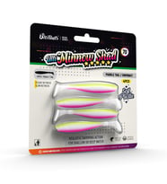 Ulti Baits Minnow Shad Silikon Balık 70MM 1,6gr 4 Adet, UB-C06, Pink Lemon, Limon