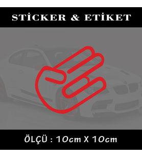 İŞARET oto sticker yazı - araba kask motosikler kamyonet minibüs uyumlu etiket