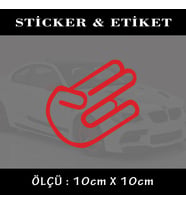 İŞARET oto sticker yazı - araba kask motosikler kamyonet minibüs uyumlu etiket