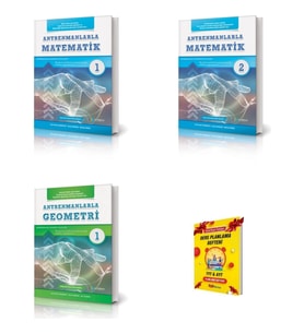 2024 Antrenmanlarla Matematik 1 - Antrenmanlarla Matematik 2 - Antrenmanlarla Geometri 1