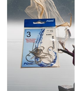 Pohu M-9904 Sb 3/0 10'lu Paket Olta Iğnesi