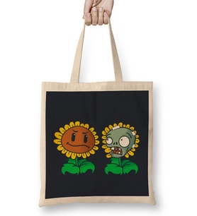 Plants Vs Zombies Show Who You Really Are Bez Çanta Uzun Saplı