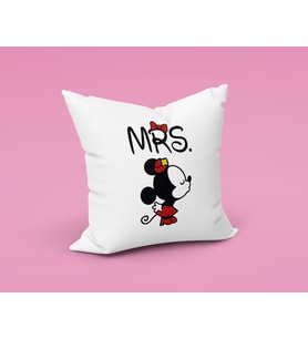 Minnie Mouse Sevgili Çift Tasarımlı Yastık