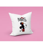 Minnie Mouse Sevgili Çift Tasarımlı Yastık