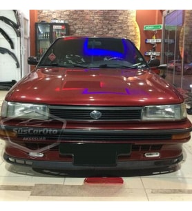 Toyota Corolla 1987-1992 Fındık Kasa Uyumlu Laguna Lip Esnek Ön Lip 2 Parça Tampon Altı Karlık Ön Ek