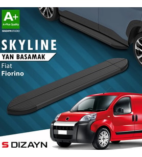 Fiat Fiorino Skyline Siyah Yan Basamak 173 Cm 2008 Üzeri A+ Kalite