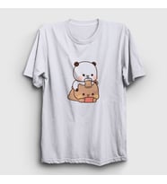 Presmono Unisex Beyaz Phone Sevgili Sevgililer Gunu Hediye Bubu Dudu T-Shirt 481450tt
