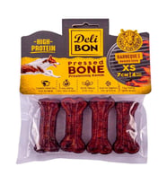 DELİBON DERİ PRES KEMİK 7CM XS BOY 4LÜ PAKET BARBEKÜ 7CMX4AD.